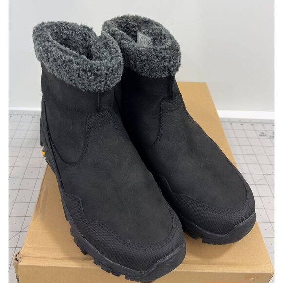Merrell Coldpack 3 Thermo Mid Zip Waterproof Women's Shoes Black Sz. 9 Leather - Picture 2 of 13